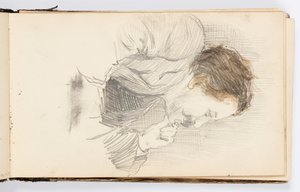 Page de carnet de croquis