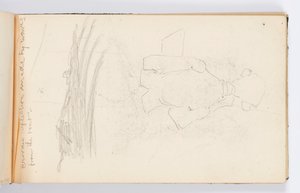 Page de Carnet de Croquis : Artiste de Dos