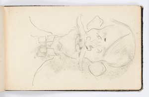 Page de carnet de croquis : Caricature