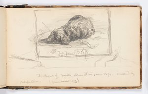 Page de carnet de croquis : Jet - Kenyon Cox