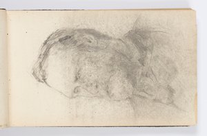 Page de carnet de croquis : Portrait d