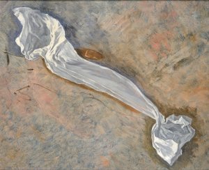 Étude pour la draperie de "La poursuite de l