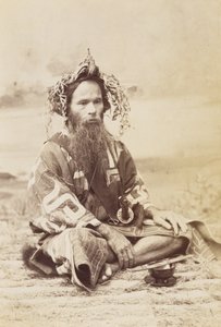 Homme Ainu, c.1890s - Kenzô Tamoto