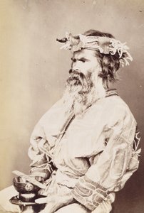 Homme Ainu, c.1890s - Kenzô Tamoto
