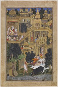 Le Seigneur Krishna dans la Ville d