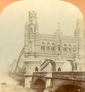 Pont Kaiser, Hambourg, Allemagne, 1896