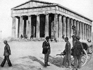 Le Théséion à Athènes, Grèce, 1922 - Keystone View Company