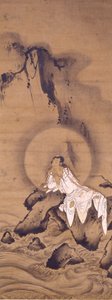 Kannon (Avalokitesvara) en robes blanches - Kichizan Mincho