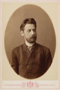Portrait du poète Innokenty Annensky 1856-1909, vers 1890 - Kiev . Photo studio V. Vysotsky