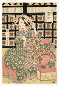 Courtisanes du bordel Ogiya, c.1810-15 - Kikukawa Eizan