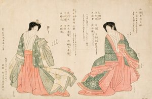 Femmes portant deux costumes de cour, 1801