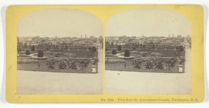 Vue depuis les terrains agricoles, Washington, D.C., 1855-75 - Kilburn Brothers, BW Kilburn