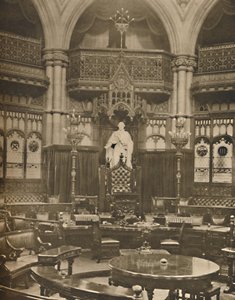 George III préside dans la salle du conseil commun au Guildhall - King