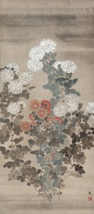 Chrysanthèmes - Kitagawa Sosetsu
