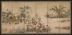 Fleurs et herbes - Kitagawa Sosetsu