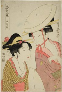 Acte VIII, de la série "Le Trésor des Loyal Retainers (Chushingura)" - Kitagawa Utamaro