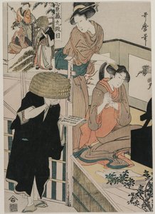 Chushingura : Acte IX du Magasin de la loyauté - Kitagawa Utamaro