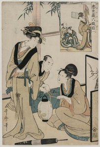 Chushingura : Acte VI du Magasin de la Loyauté - Kitagawa Utamaro