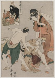 Chushingura : Acte XI du Magasin de la loyauté - Kitagawa Utamaro
