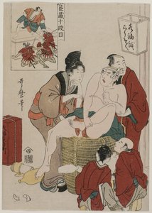 Chushingura : Acte X du Magasin de la loyauté - Kitagawa Utamaro