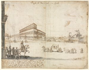 Dix-huit vues de Rome : Le Quirinal - Kitagawa Utamaro
