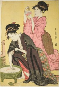 Poisson rouge - Kitagawa Utamaro