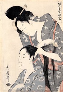 Coiffeur Kamiyui, vers 1798 - Kitagawa Utamaro