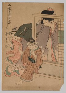 Kiyomizu Komachi de la série Petites pousses : Sept Komachi - Kitagawa Utamaro