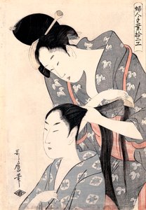 La Coiffeuse - Kitagawa Utamaro