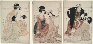 Mitate Poètes immortels - Kitagawa Utamaro