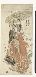 Oume et Kumenosuke - Kitagawa Utamaro