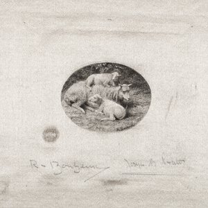 Moutons et agneaux - Kitagawa Utamaro
