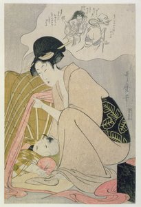 T H Riches 1913. Enfant ayant un cauchemar