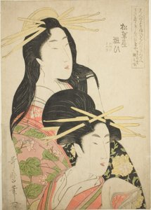 La courtisane Yosooi du Matsubaya