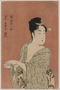 Le type à la mode de la série Dix types dans la physiognomonie des femmes - Kitagawa Utamaro