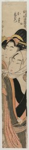 Les amants Ohan et Choemon (de la série Ballades Joruri dans les styles Tokiwazu et Tomimoto) - Kitagawa Utamaro