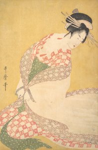 Le manteau extérieur - Kitagawa Utamaro