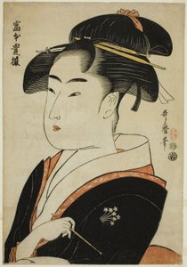 Tomimoto Toyohina, de la série "Beautés célèbres d