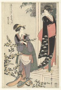 Deux femmes près d