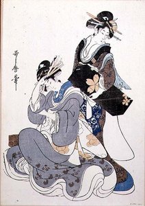 Deux figures féminines