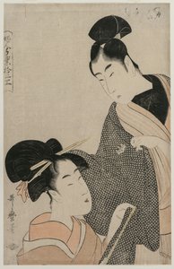 Femme mesurant la robe d