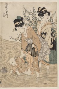 Province de Yamashiro de la série Six Rivières de Bijoux à la Mode - Kitagawa Utamaro