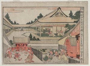 Chushingura : Acte III de la série Images en perspective pour La Maison du Trésor de la Loyauté - Kitao Masayoshi