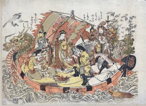 Sept divinités du bonheur - Kitao Shigemasa