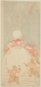 Le Grand Bonhomme de Neige - Kitao Shigemasa