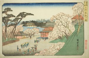 Temple Toeizan à Ueno, de la série "Lieux célèbres de la capitale de l