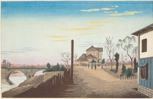Soleil levant du pont Bandai