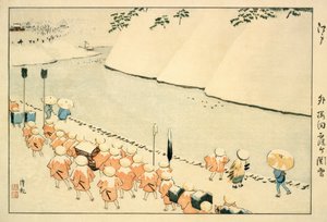 Neige à Soto-Sakurada, Kasumigaseki - Kiyochika Kobayashi