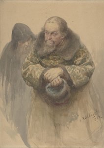 Deux hommes russes, 1904 - Klavdi Vasilevich Lebedev