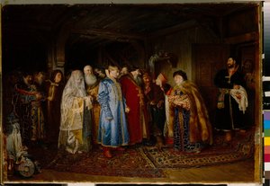 Mariage Boyard au 16ème siècle, la mariée est coiffée d